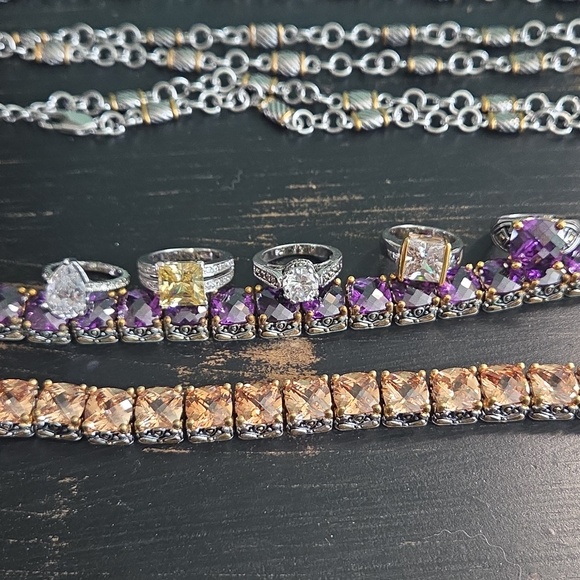 Park Lane Elegant Silver and Gold Jewelry Set - Picture 4 of 4